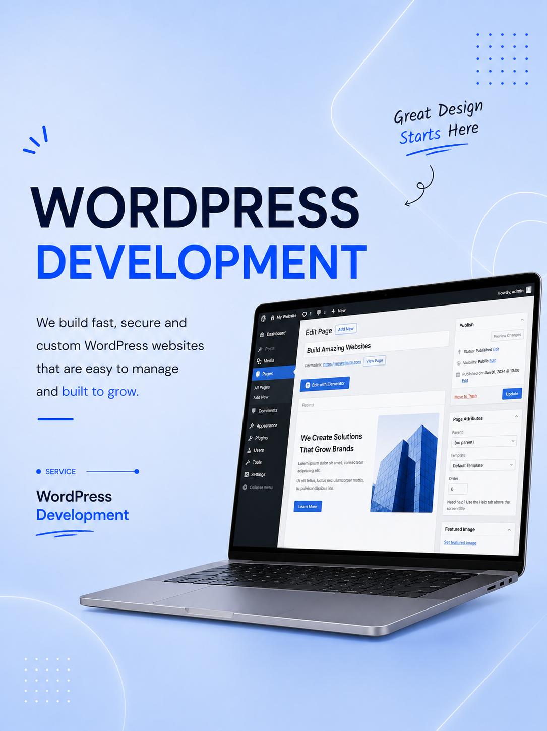 WordPress Development service by MindNova Infotech